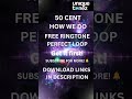 50 Cent – How We Do Perfect Loop / FREE Ringtone  #ringtone #freeringtone #gangbeats #hiphop #music