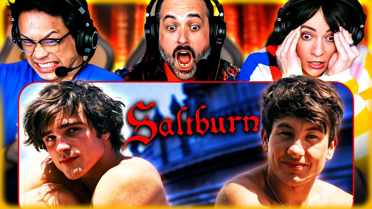 SALTBURN (2023) MOVIE REACTION – WE WERE NOT READY FOR HOW TWISTED THIS GETS! – FIRST TIME WATCHING!