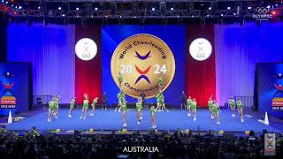 Team Australia Jr All Girl Advanced ICU World Cheerleading Championship 2024 Finals
