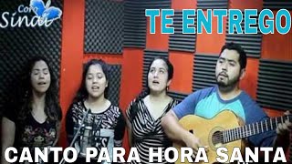 Video thumbnail of "Te Entrego - Sinai ( Canto Para Hora Santa )"