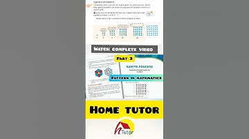 Pattern in mathmatics #class6maths #grade6math #ganitprakash #maths #mathsolutions #mathsworksheets