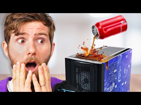 Видео: I Spilled Coke in my Gaming PC… WHAT DO I DO??