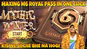 C1S3 Royal Pass M6 Maxout | Pass RP M6 Max Level 50 | Full Maxout RP M6 BGMI