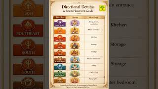 Directional Devatas & Room Placement Guide 7829751515 #vastu #astrology #vastutips #vastushastra