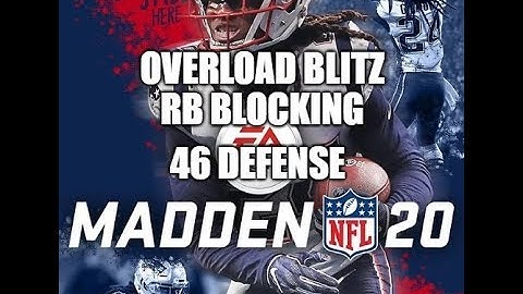 Madden 20 Glitches Cheats and Tips - Overload Blitz - Blocking RB - 46 Defense