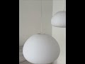 Soft white dome chandelier – Nordic style chandelier, quiet atmosphere in the space