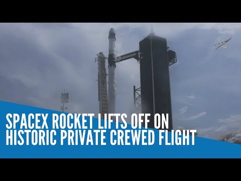 SpaceX rocket lifts off on historic private crewed flight