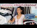 EXTREME closet cleanout 2020 *i’m bored lol* SPRING CLEANING