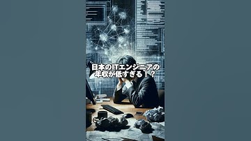 日本のITエンジニアの年収が低すぎる！？ #エンジニア #プログラミング