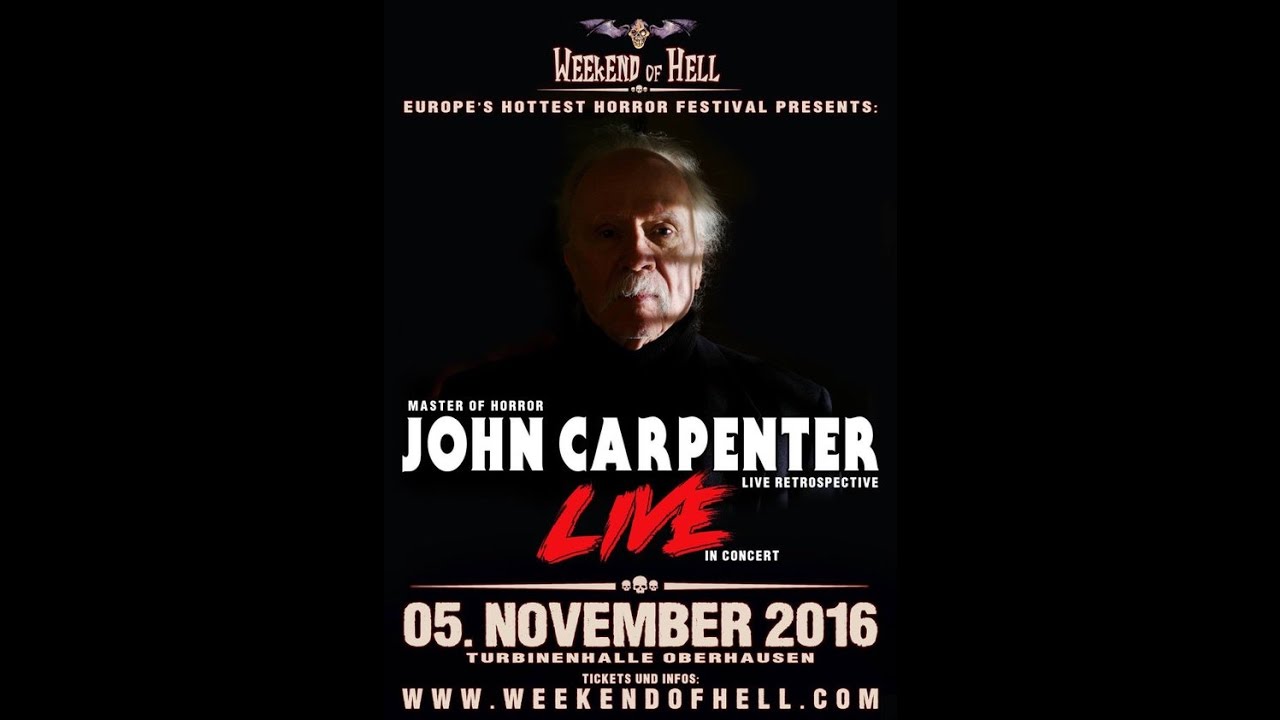 JOHN CARPENTER performs Halloween at the Weekend Of Hell 2016