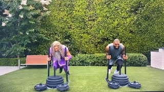 Funny Nike Commercial: LeBron James versus father time round 23￼ LeBron flexes up on father time￼ Information