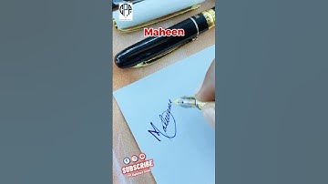 Beautiful Signature  Maheen Follow@cppsign #signature #auto #cppsign #viral
