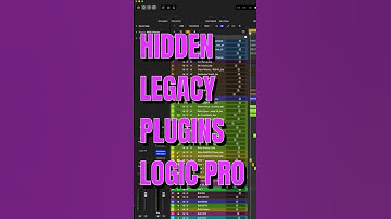 Hidden Legacy Plugins in LOGIC PRO