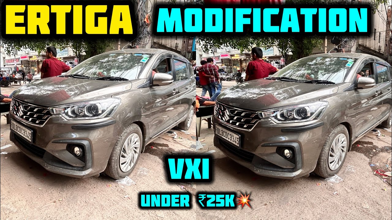 Ertiga CNG Modification 2024✅Ertiga Lxi To Zxi Modified 😱Ertiga Base To Top ✅ 2024 Ertiga accessorie