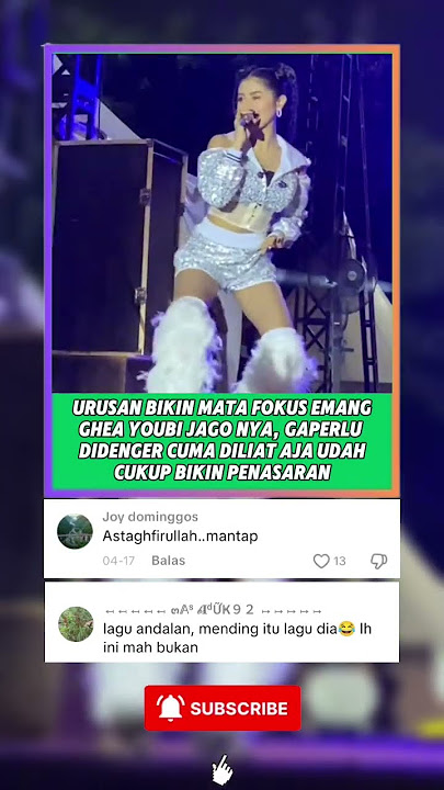 ADA AJA GEBRAKAN NYA PENAMPILAN GHEA YOUBI #dangdut #gheayoubi #konser