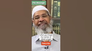 Do THIS when you forget the number of rakaah you