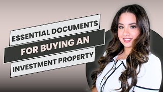 Essential Documents for Buying an Investment Property