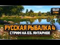 Русская Рыбалка 4 — Стрим на Янтарном озере