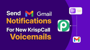 How to Send Gmail Notifications for New KrispCall Voicemails With Pabbly Connect