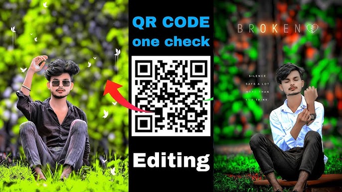 QR CODE PHOTO EDITING | One Click Photo Editing | qr code | photo editing | Snapseed QR Code