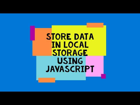 Store data in localstorage and use it for login