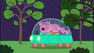 Peppa And Family Drive An Electric Car!