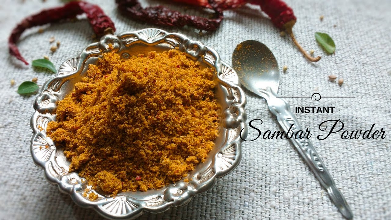 Instant sambar powder recipe | Instant sambar powder | how to make sambar powder | Mangalore Food
