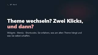 WordPress-Theme wechseln ohne Datenverlust: Was Sie selbst tun können