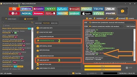 Samsung Galaxy A30s ( SM-A307FN ) U3 FRP Lock Remove Successfully In Unlock Tool