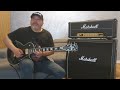 Marshall 1981 JMP50 2204 with original NOS Svetlana EL34 made 2005, Drive chanel demo