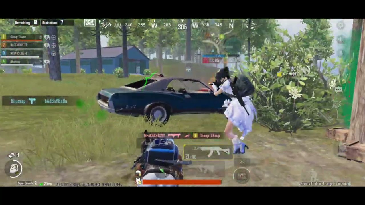 Single match 15 kills full intance fight 😤samsung A7,A8,A9,A10,A11,A12,S24 