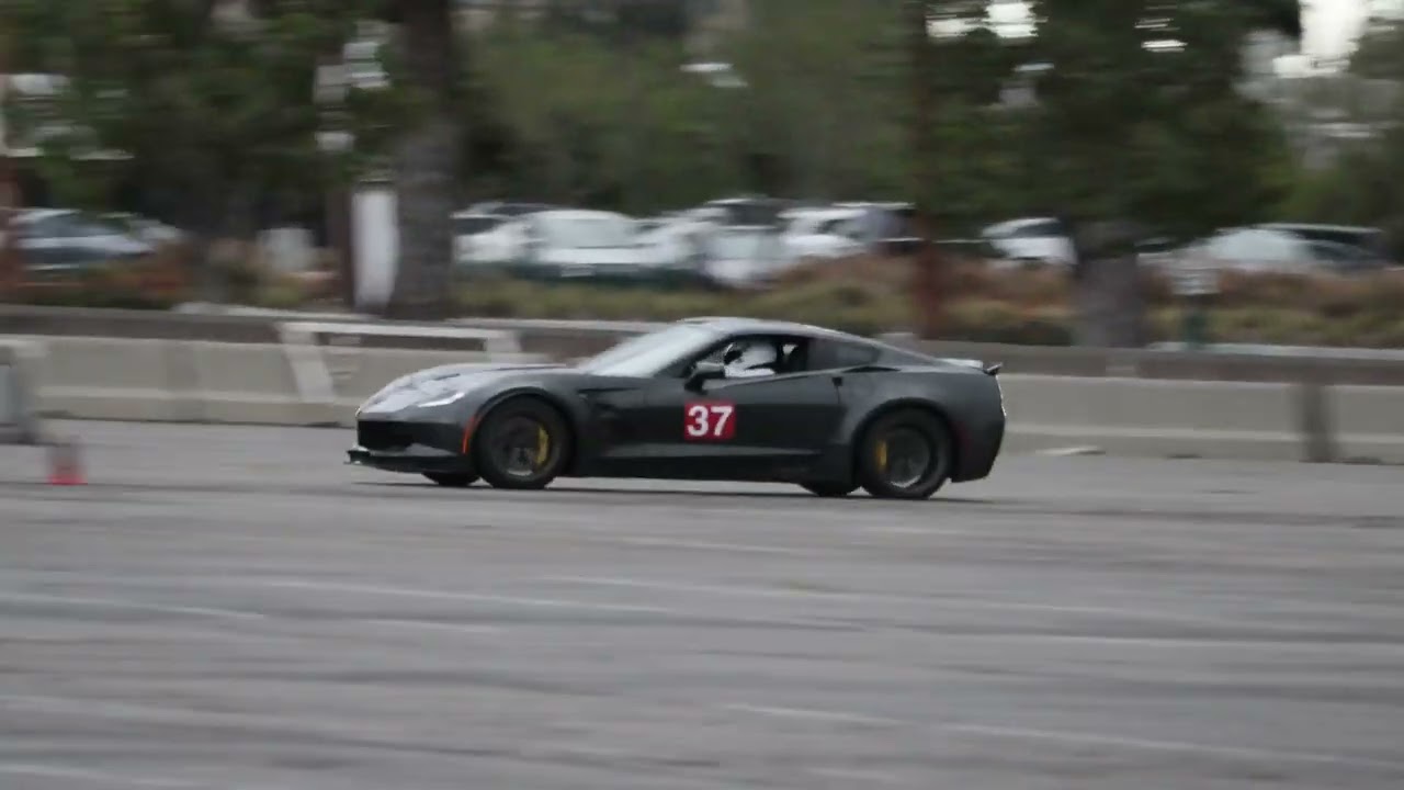 2017 Corvette ATTACKS the AUTOCROSS!!