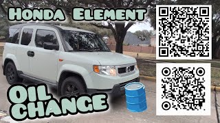 Honda Element oil change
