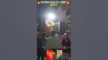 Today Madha Program Chennai KHALEEL BAND Madha Dj Chennaikhaleelband Music 