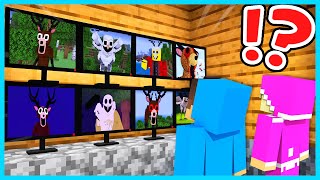 MIPAN & ZUZUZU PASANG CAMERA TERSEMBUNYI UNTUK MEMANTAU MONSTER RUSA DAN BURUNG HANTU DI MINECRAFT!