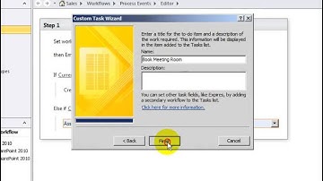 Creating a Workflow on a List using SharePoint Designer 2010