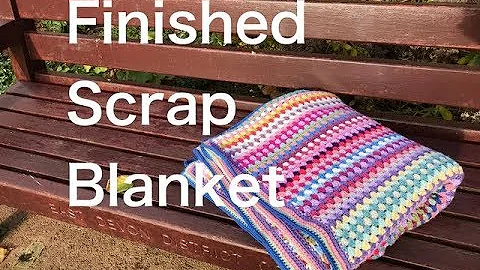 Ophelia Talks about Finished Scrap Blanket