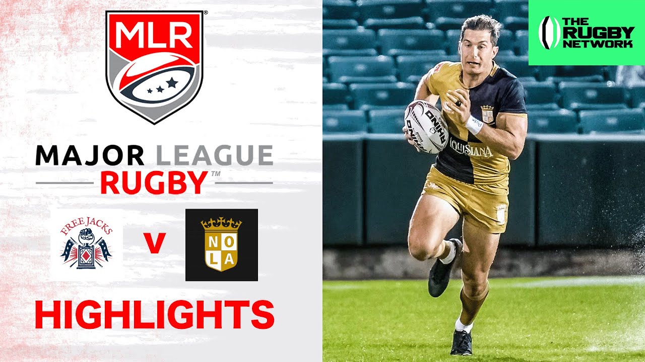 Fantastic Free Jacks Rocket to the top of MLR with Win over NOLA MLR Rugby Highlights