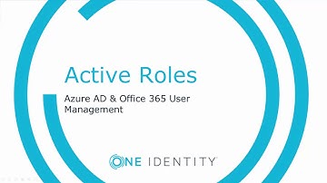 Unifying the Management of your On-prem and Azure AD Environments with Active Roles