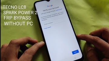 Tecno Spark Power 2 (TECNO LC8) FRP Bypass Without PC