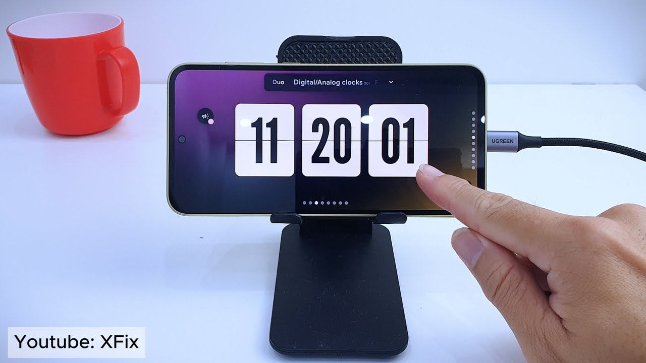 how-to-show-clock-when-charging-on-android-youtube