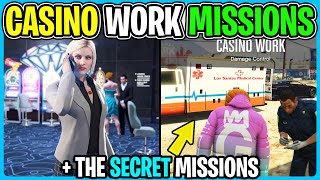 CASINO WORK MISSIONS 2X PAY THIS WEEK! + Hidden missions in GTA ONLINE