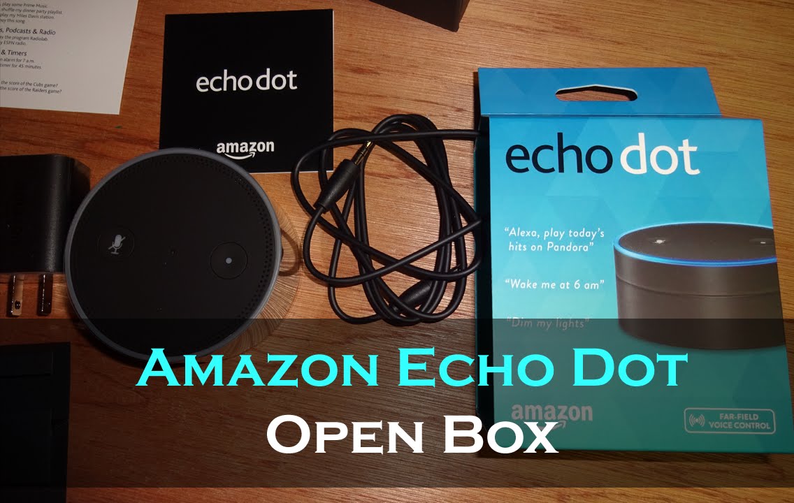 echo dot what's in the box