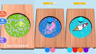 Sorting Beads: Stencil Fill Game Level 41-50 screenshot 3