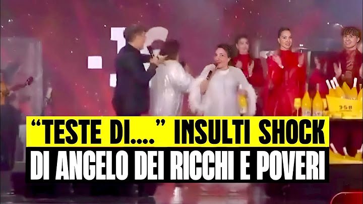 “TESTE DI CA**O”: GLI INSULTI DI ANGELO DEI RICCHI E POVERI IN DIRETTA A L’ANNO CHE VERRÀ