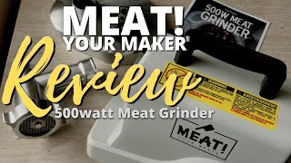 MEAT! Your Maker 500 watt Meat Grinder Review | SJ Cooks