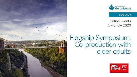 BSG2020  Flagship Symposium on Co-production research with older people