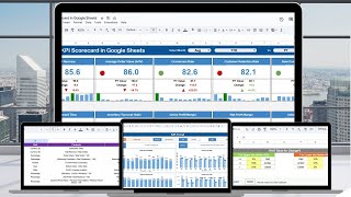 Sales KPI Scorecard in Google Sheets