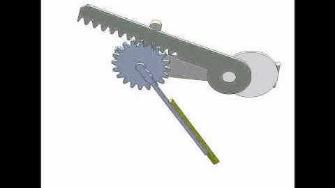 Application of rack pinion mechanism 2