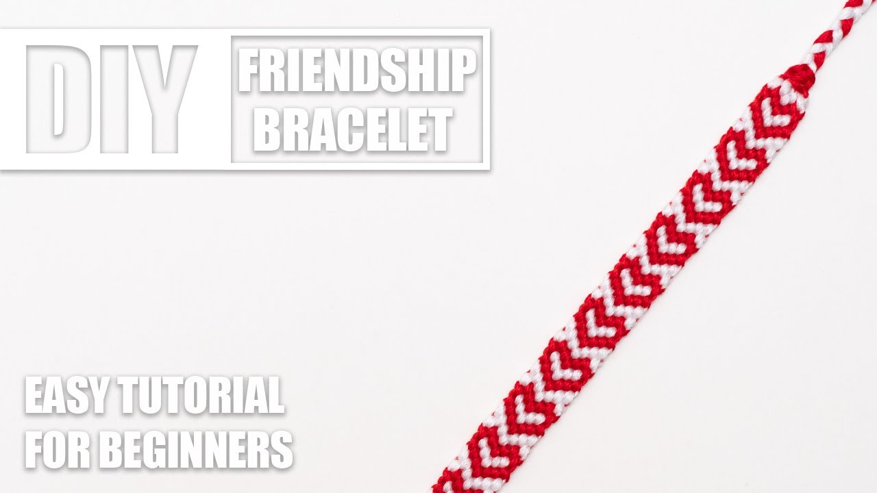 Happy Valentine's Day Heart Cute Vertical Macrame Friendship Bracelets ...